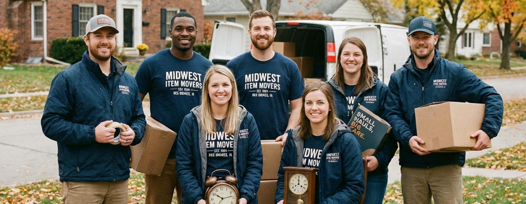 Professional hauling team at work